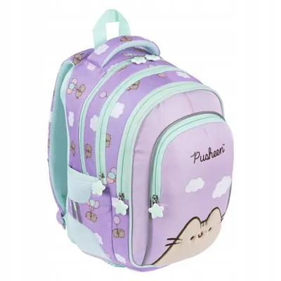 Produktbild von Schulrucksack Set PUSHEEN lila– 5-teilig – St. Majewski