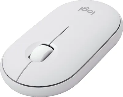 Produktbild von Logitech Pebble 2 M350s, Beidhändig, Optisch, RF Wireless + Bluetooth, 4000 DPI, Weiß