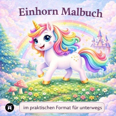 Produktbild von Malbuch Einhörner