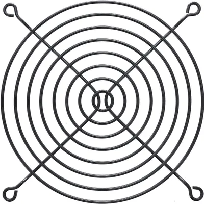 Obrázek produktu pro InLine® Kovová mřížka ventilátoru, černá, 120x120 mm