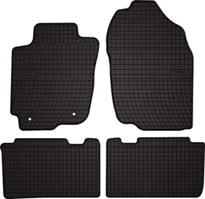 Obrázok produktu pre Gumové autorohože na mieru pre: Toyota RAV4 IV (2013-2019, SUV (ne hybridní)) černé, sada 4 ks, s úchyty
