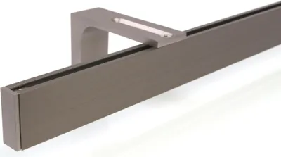 Immagine prodotto di Binario per tende su misura a 1 tenda in acciaio inox - serie Loft - 250 cm / supporto a parete