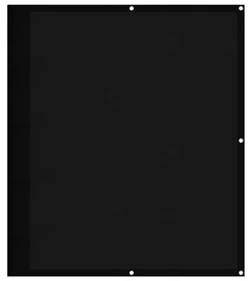 Obrázek produktu pro vidaXL Balkonová zástěna černá 120x800 cm 100 % polyester oxford