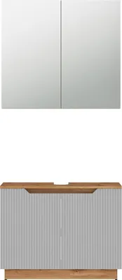 Immagine prodotto di Set di mobili da bagno Vicco Lotta Grigio 2 parti, Model 59534