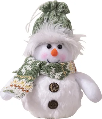 Produktbild von Schneemann-Weihnachtsornament, beleuchtete Schneemannpuppe aus Plüsch, batteriebetrieben, Nachtlicht, Schneemannfigur für Weihnachtsgeschenke, Tischdekoration