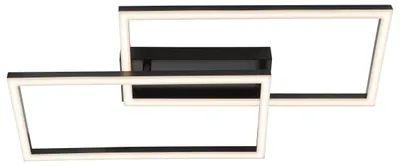 Produktbild von BRILLIANT Deckenleuchte Jorvic LED Deckenlampe 2400 lm, 3000 K, 29 x 60 cm, schwarz