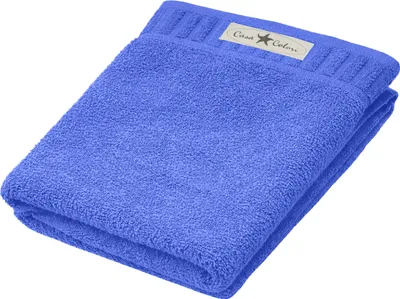 Produktbild von Casa Colori Frottier Duschtuch 70x140cm 70 x 140 cm mittelblau Hohe Farbbrillanz, Einfache Pflege