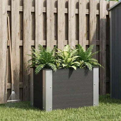 Image de Maison Exclusive - Potager surélevé noir 50 x 30 x 36 cm