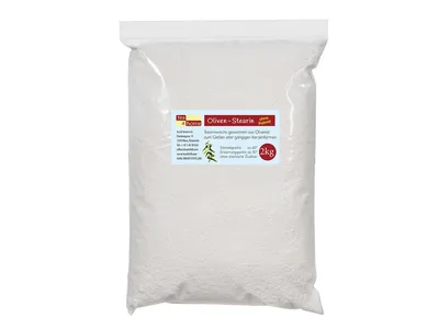 Produktbild von tea4chill Das ökologische Stearin Wachs 2kg für Kerzenherstellung, Kerzengießen – 100% natürliches veganes Wachs, ohne Paraffin, ohne Palmöl.