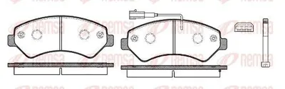 Produktbild von REMSA Bremsbeläge Satz Vorne Bremsklötze für FIAT Ducato Kastenwagen (250, 290) 1275.12