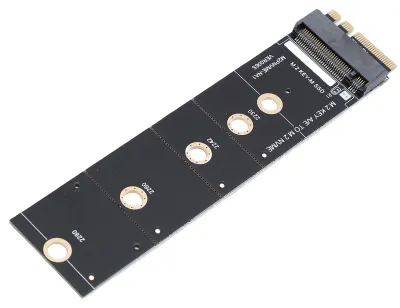 Image de Carte adaptatrice M2 KEY A E vers M2 NVMe : transfert de données stable ; convertisseur de carte d'extension NGFF vers KEY M