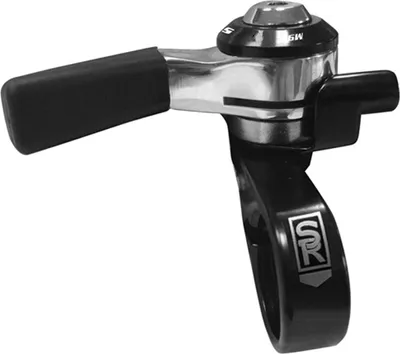 Image de SunRace levier de vitesse SLM96 LF 2/3x, gauche, Thumb shifter, noir