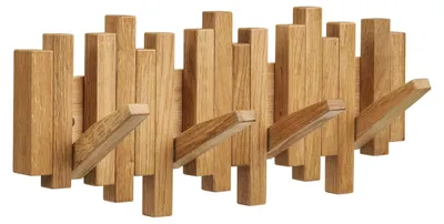 Produktbild von Wandgarderobe Caltra ausEiche — Skulptur-Design