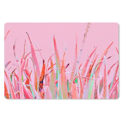 Produktbild von MuchoWow® Schreibtischunterlage Sommer - Pflanzen - Pastell 60x40 cm - XXL Mauspad - Großes Mauspad