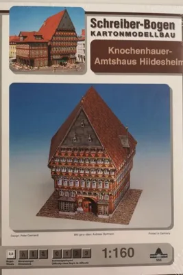 Produktbild von Schreiber-Bogen Kartonmodellbau Knochenhauer-Amtshaus Hildesheim N