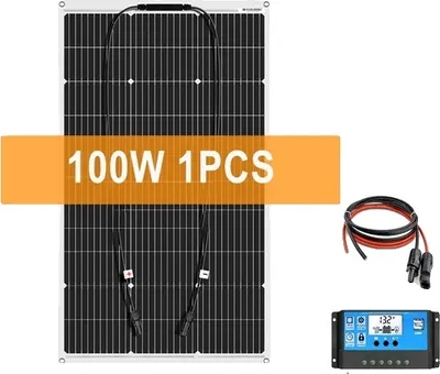 Obrázek produktu pro Solární panelový generátor energie, výkon 2000 W, baterie Lifepo4 12V 100 Ah, 1 kus s regulátorem