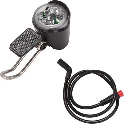 Imagen del producto de Faro delantero LED para bicicletas eléctricas, resistente al agua, de 6V a 60V, compatible con bicicletas eléctricas, bicicletas eléctricas de pie y scooters