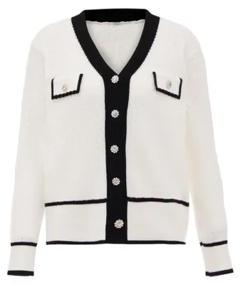 Immagine prodotto di CALEY  Cardigan da donna - Bianco, XS/S