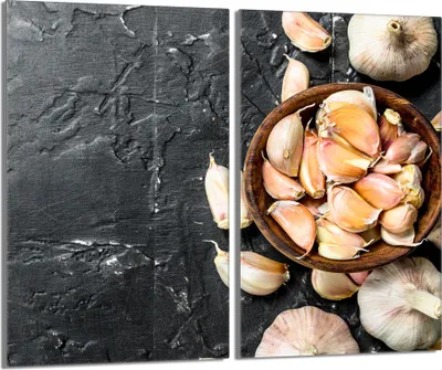 Produktbild von Glasschutzplatte für den Herd 2x30x52 Knoblauch