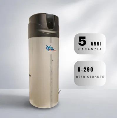 Immagine prodotto di Elix Pompa di Calore Scaldabagno elettrico 300l R290 Boiler acqua calda Scaldacqua Pompa di Calore