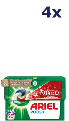 Produktbild von 4x Ariel 20sc, 544 g – Ultra-Fleckenentferner Waschmittel