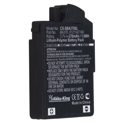 Akku fuer Sennheiser MM 400 - 270mAh