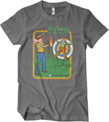 Produktbild von Archery For Beginners T-Shirt - X-Large - DarkGrey
