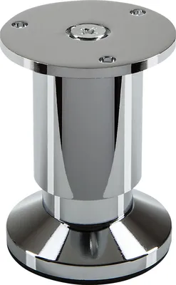 Produktbild von Möbelfuß Alpha 80 mm Chrom poliert