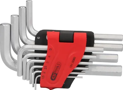 Produktbild von KS Tools 151.5080, 10 Stück(e), Stahl, Chrom, DIN ISO 2936, 304 g