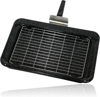 Productafbeelding van Volledige grillpan met handvat, geschikt voor de Rangemaster oven (445 x 276 mm) – Montagehandleiding D