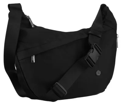 Obrázek produktu pro Peterson dámská crossbody kabelka z polyesteru černá 39x22 cm