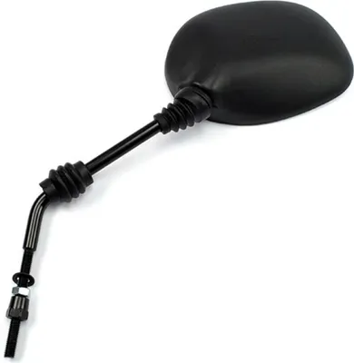 Immagine prodotto di Specchietto Sinistro HERT nero Ovale 140x100mm Passo destra D. 8x1.25 per PEUGEOT