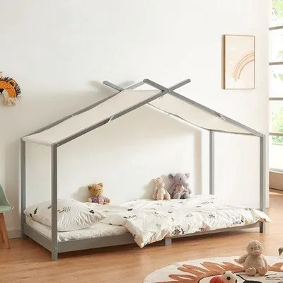 Imagen del producto de Cama infantil – 90x200 cm – Cama de madera maciza – Montaje sencillo