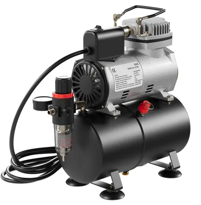 Airbrush-Kompressor 4 bar, 3 l Tank, automatischer Start-Stopp, leise