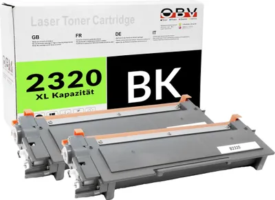 Produktbild von Kompatibler Toner Set für DCP-L2500D DCP-L2520DW ersetzt TN-2320 TWIN 2x Schwarz - ca. 2.600 Seiten