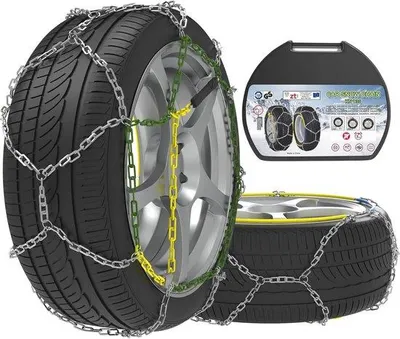 Productafbeelding van Sneeuwkettingen 12 mm - 2 stuks - Noodtractie voor auto