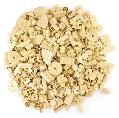 Produktbild von LEGO® Steine Sondersteine Gemischt Hellbeige NEU! Menge 100x – Jede Mischung individuell zusammengestellt