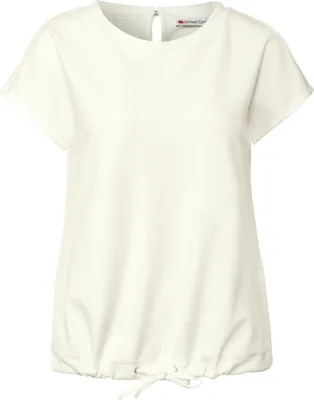 Produktbild von Street One fine structure shirt off white 36
