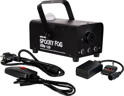 Produktbild von Spooky Fog + RGB LED 500W Nebelmaschine mit Fernbedienung