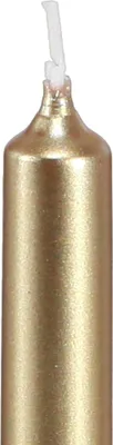 Produktbild von Baumkerzen Gold für Christbaum Weihnachtsdeko 13x105mm 20 St