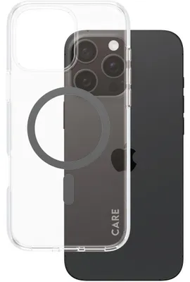 Zdjęcie produktu dla PanzerGlass CARE™ by ® Urban Combat Case Transparent w. Black MagSafe iPhone 16 Pro Max, Pokrowiec, Apple, Apple - iPhone 16 Pro Max, Czarny