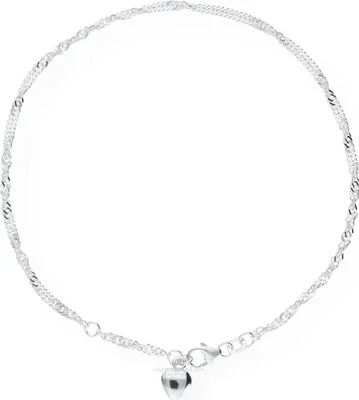 Produktbild von JuwelmaLux Fußkette Herz Silber 925/000 JL16-04-0201