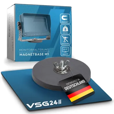 Produktbild von Magnethalterung MAGBASE M1 für Rückfahrmonitore
