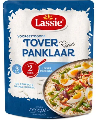 Obrázok produktu pre Lassie Panklaar Toverrijst 250 g – Aromatická ryža, rýchla a jednoduchá