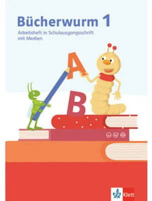 Obrázek produktu pro Bücherwurm Fibel. Arbeitsheft in Schulausgangsschrift mit Medien und eTraining Klasse 1