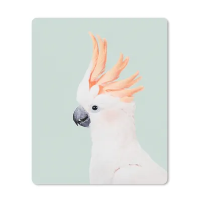 Produktbild von MuchoWow® Mauspad Mousepad Kakadu - Tiere - Natur - Weiß 30x40 cm - Mousepads - Maus Mat - Pad - Mausunterlage - Mausmatten