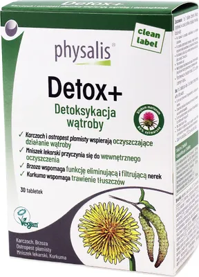 Produktbild von LIBERARY ENTGIFTUNGSTABLETTEN 30 Stück. - PHYSALIS