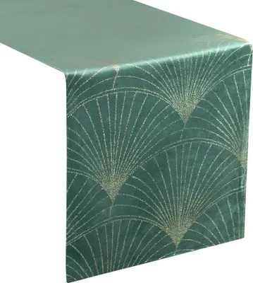 Zdjęcie produktu dla Eurofirany 390107, Prostokątny, Beżowy, Poliester, Bieżnik, 35 x 220 cm, 300 g
