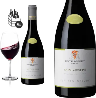 Produktbild von 6er Karton 2020 Saint Joseph  trocken von Cave de Tain - Rotwein