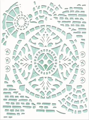 Produktbild von MINTAY Mixed Media Schablone STENCIL für Decoupage Scrapbooking Ornamentik